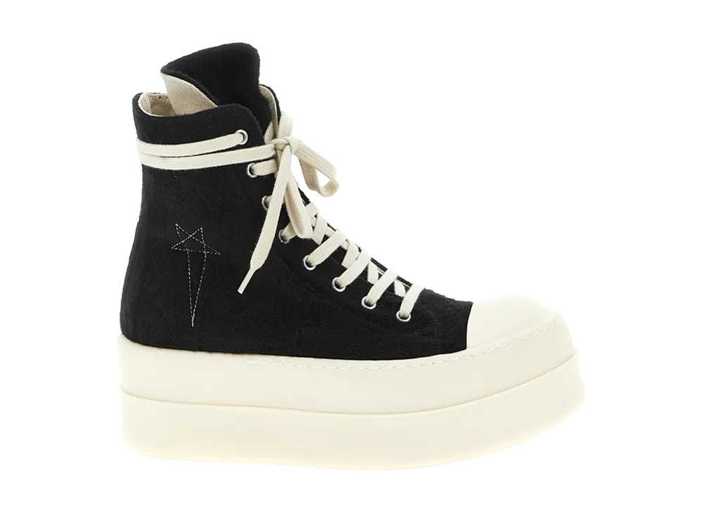 Rick Owens DRKSHDW Women's 25AW Double Bumper Sneakers "Black/Pearl/Milk"