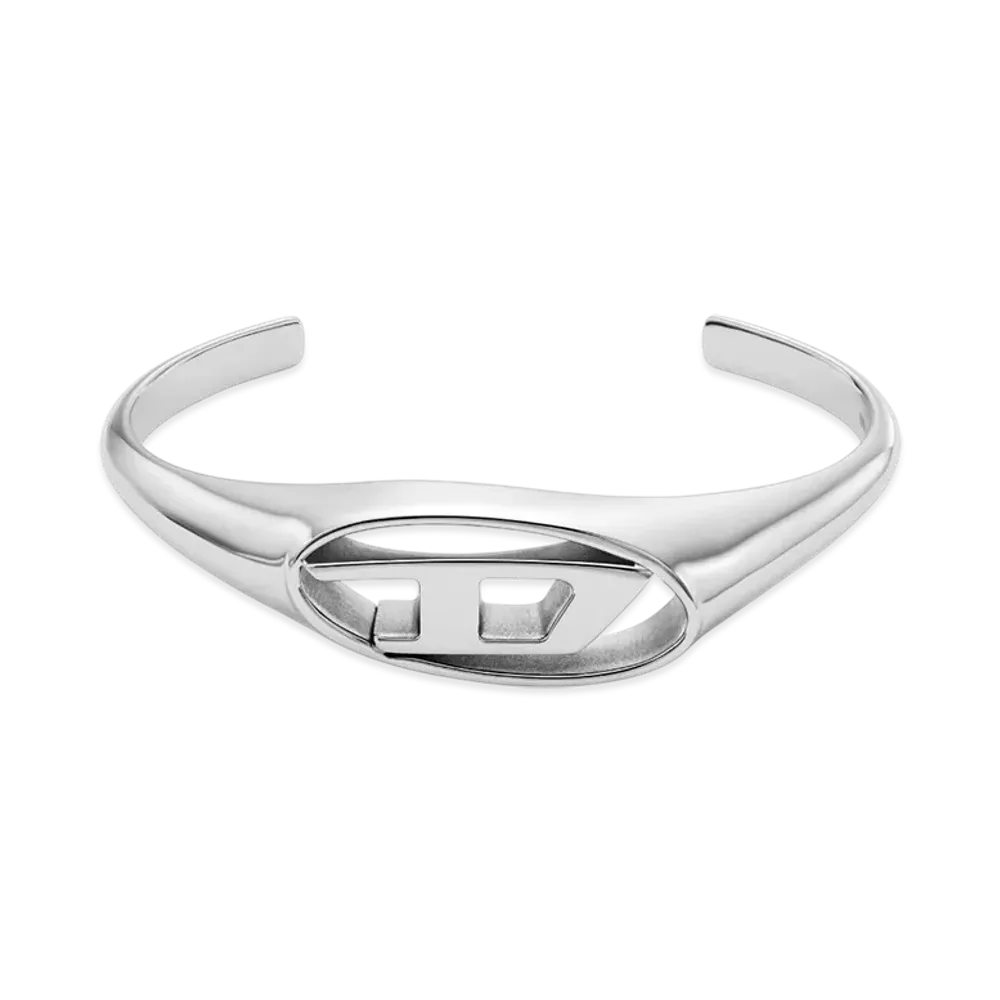 Diesel Dx1597040 Jewel Stainless Steel Cuff Bracelet "Silver"