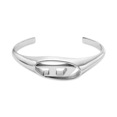Diesel Dx1597040 Jewel Stainless Steel Cuff Bracelet "Silver"