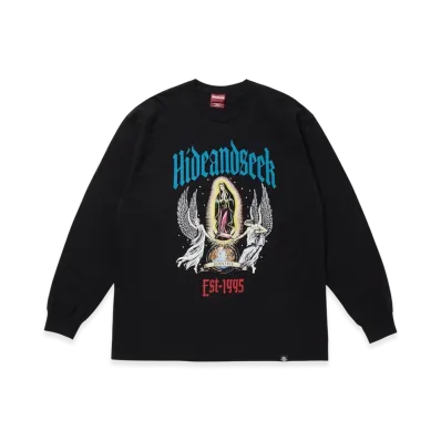 Hide and Seek St Maria L/S Tee (Front) "Black"