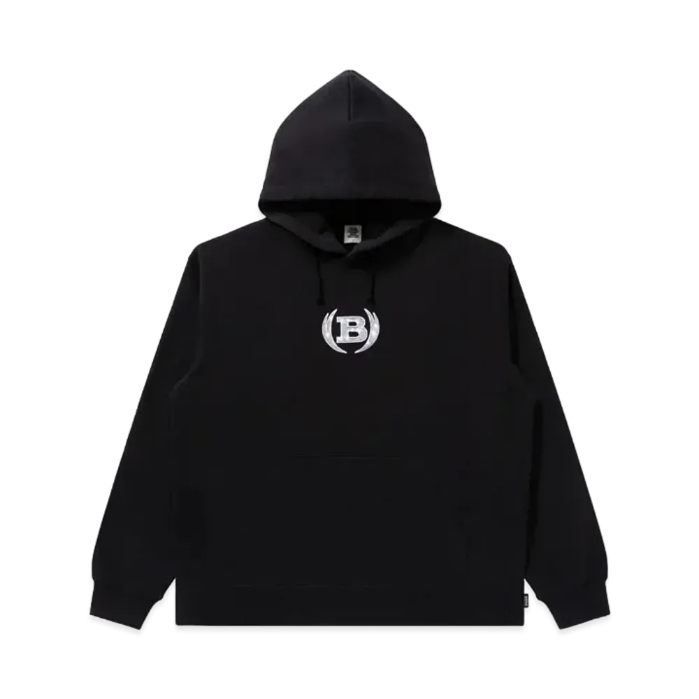 Blackeyepatch Iced Out Winged Logo Hoodie "Black"
