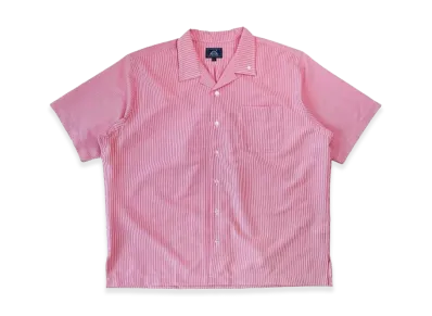 STABRIDGE Dotair Open Collar S/S Shirts "Red/White"