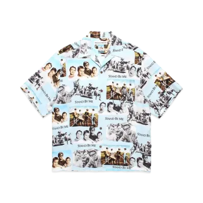 WACKO MARIA Stand By Me / Hawaiian Shirt "Blue"