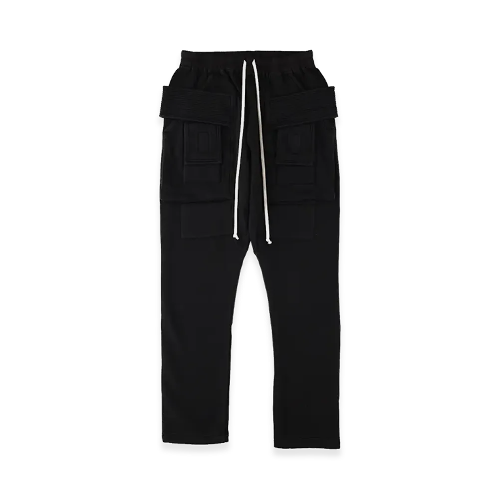 Rick Owens DRKSHDW Pantalone Cargo Creatch "Black"
