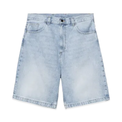 Carhartt WIP Brandon Short "Blue(Heavy Worn Bleached)"