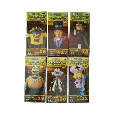 Banpresto One Piece World Collectable Figure -ONE PIECE FILM GOLD- Vol.3 Complete 7 Piece Set