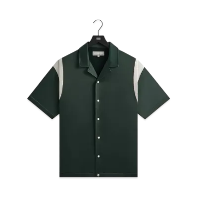 Kith &Kin Washed Satin Landon Souvenir Shirt "Stadium"