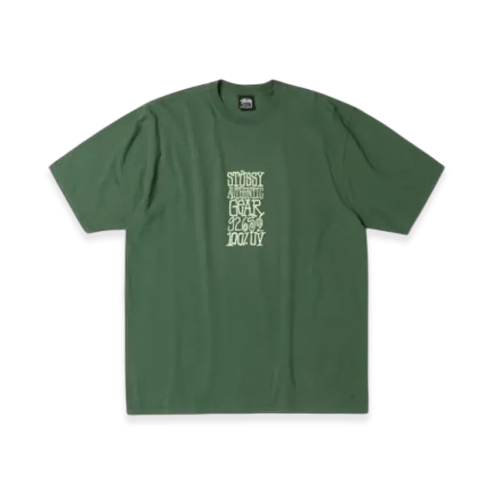Stussy Authentic Gear Tee Pigment Dyed "Pine"