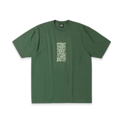Stussy Authentic Gear Tee Pigment Dyed "Pine"