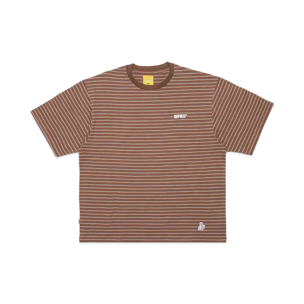 FR2 Mulch Stripe T-shirt "Brown"