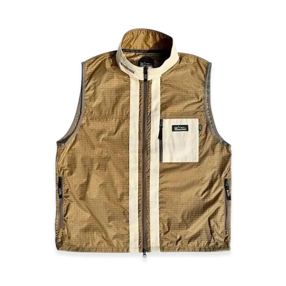 STABRIDGE x Manastash Grid Rip-Stop Kootenay Vest "Khaki"
