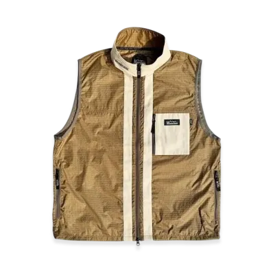 STABRIDGE x Manastash Grid Rip-Stop Kootenay Vest "Khaki"