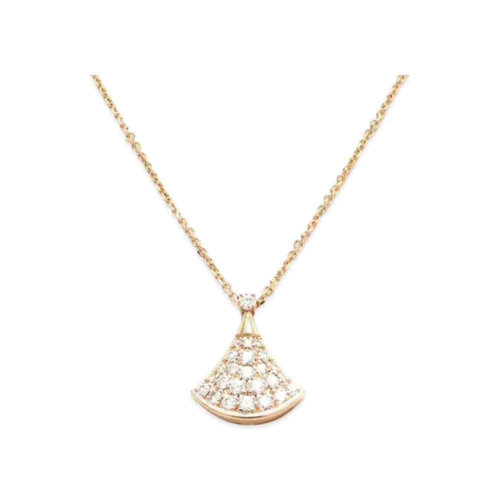 BVLGARI Divas Dream Necklace Diamond "Pink Gold"