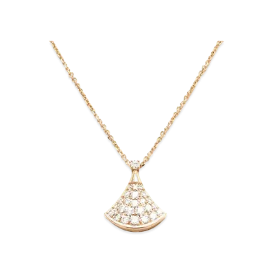BVLGARI Divas Dream Necklace Diamond "Pink Gold"