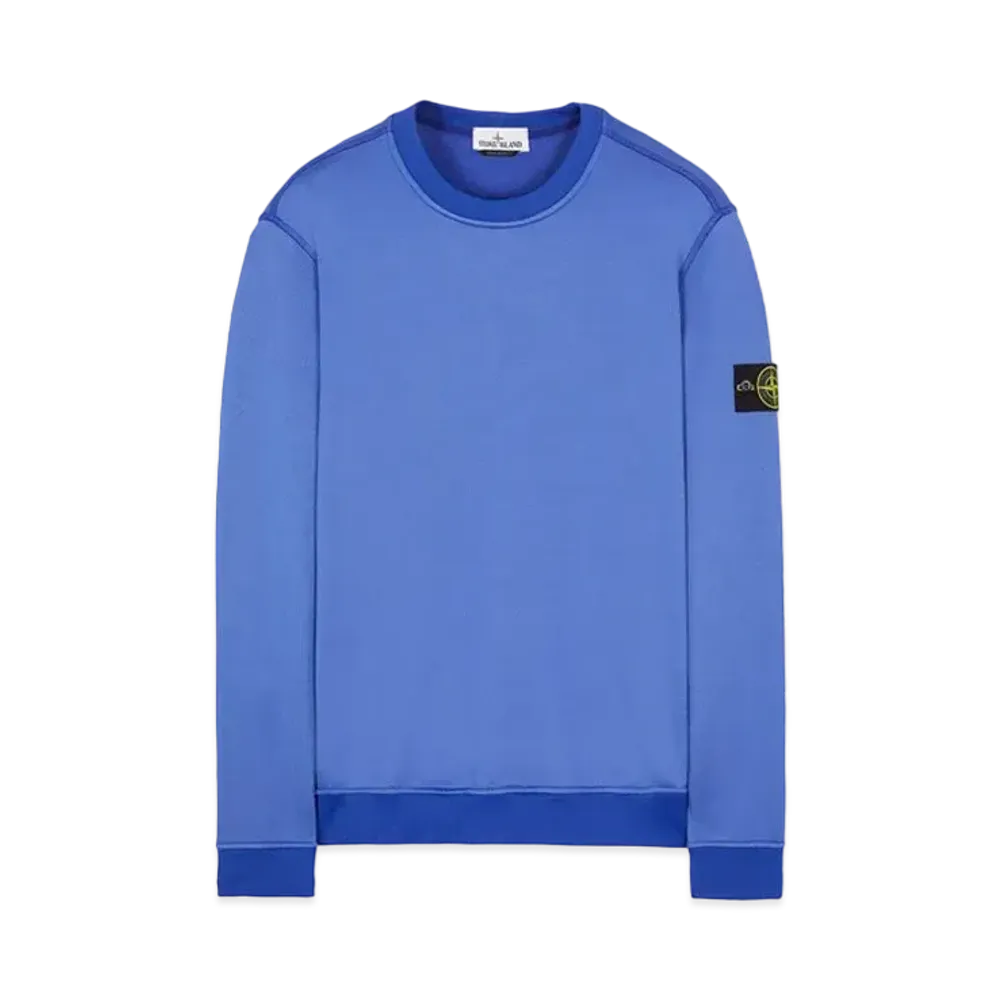 Stone Island 63547 COTTON NYLON FLEECE "Periwinkle"