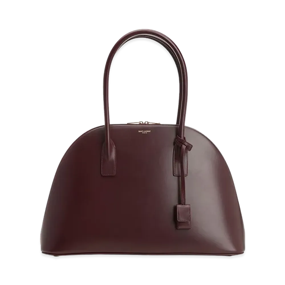 Saint Laurent Women's Sac De Jour Duffle Bag "Bordeaux"