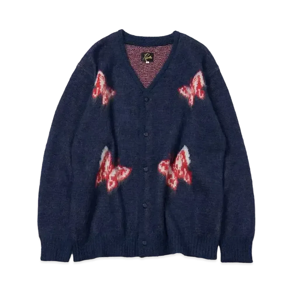 Needles FREAK'S STORE Mohair Cardigan- Papillon "Navy"
