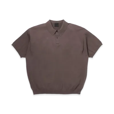 DAIWA PIER39 Women's Tech Knit Polo S/S "Brown Gray"