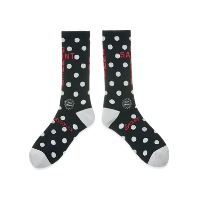 SAINT Mxxxxxx Socks Dot "Black"