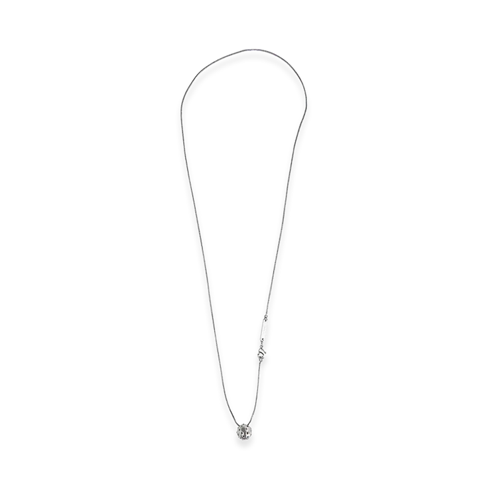 Rick Owens Women's Mini Orb Pendant "Silver"