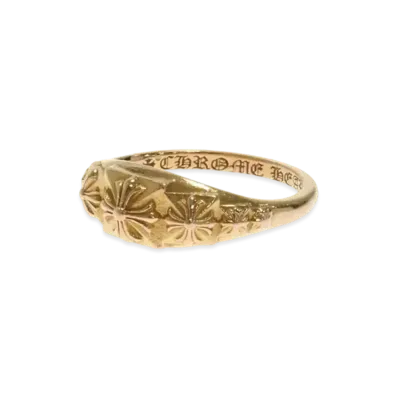 Chrome Hearts 22K Tiny Pyramid Ring "Yellow Gold"