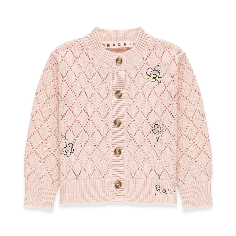 MARNI Kids Sweaters "Pink"