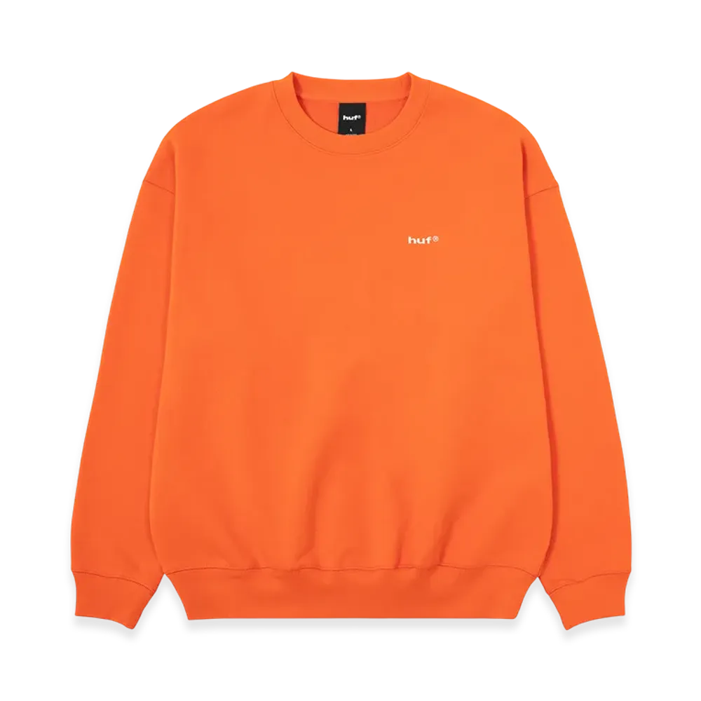 HUF Eightynine Fleece Crew "Orange"