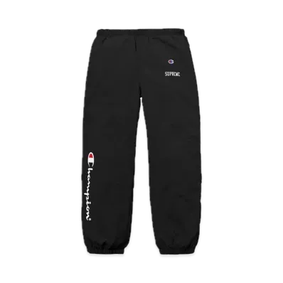 Supreme x Champion Track Pant "Black"
