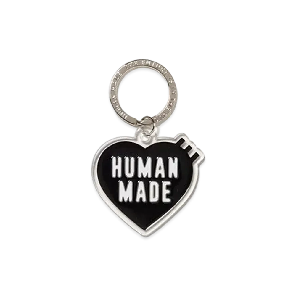 HUMAN MADE Heart Keyring "Black"
