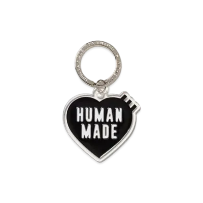 HUMAN MADE Heart Keyring "Black"