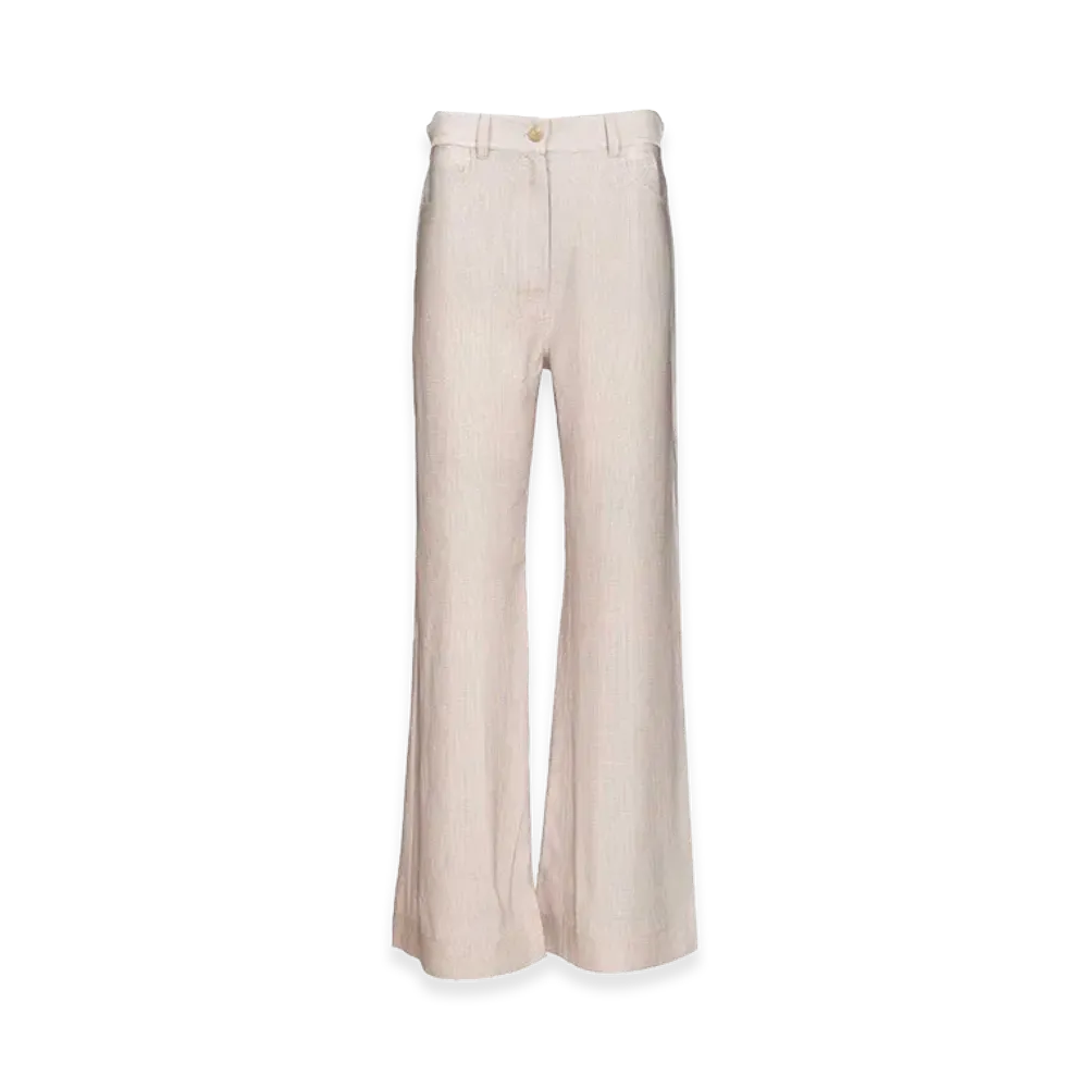 Acne Studios Women's Casual Trousers "Beige"