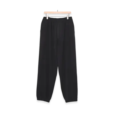 COMOLI Cashmere Drawstring Pants "Navy"