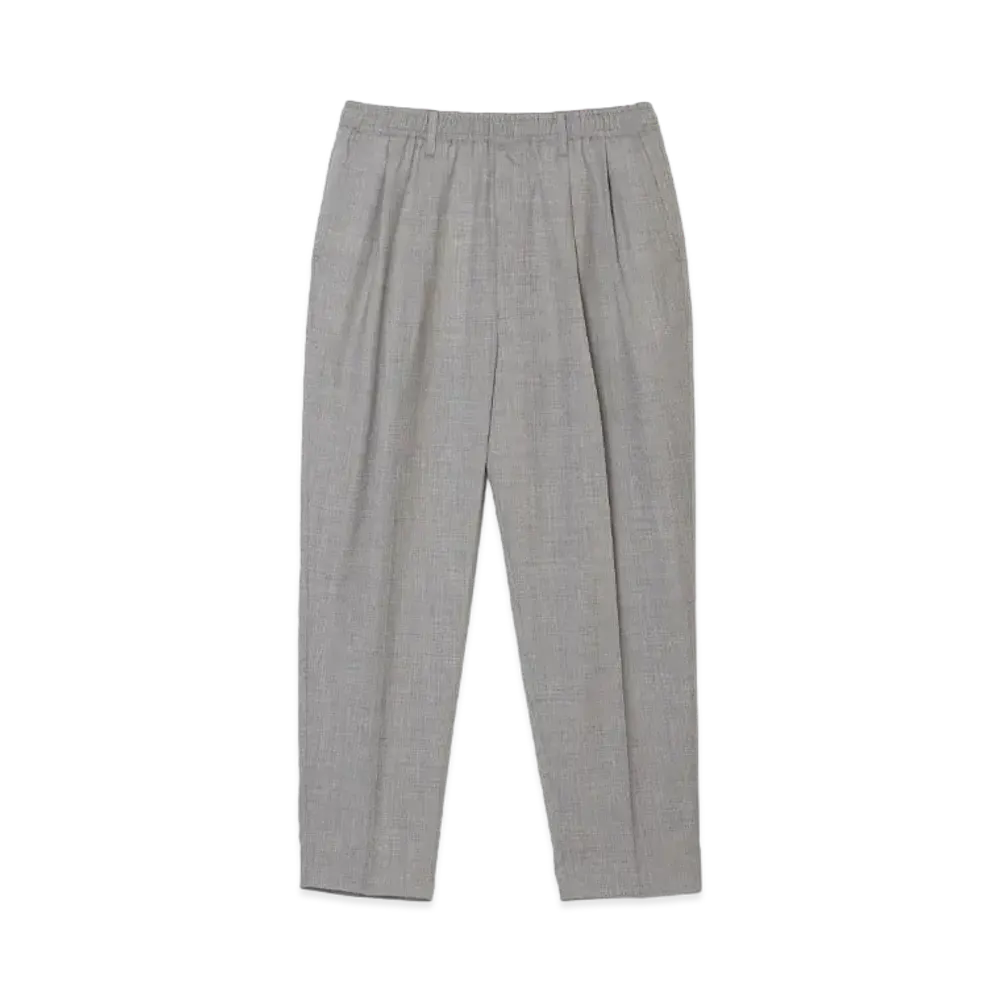N.HOOLYWOOD Wide Tapered Easy Slacks "Gray"