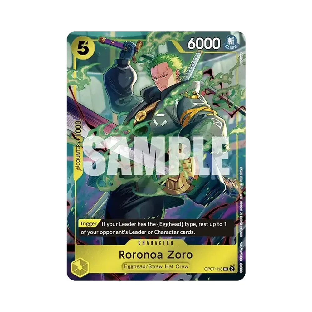 ロロノア・ゾロ UC [OP07-113]【英語版】(プロモーションカード「ワンピースデー ダラス カードゲームセレブレーション」)