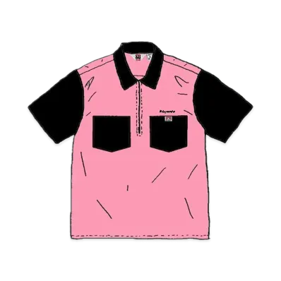 Supreme x Ben Davis Half Zip Work Shirt "Pink"