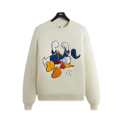 Kith x Disney Mickey & Friends Donald Duck Vintage Crewneck "Sandrift"