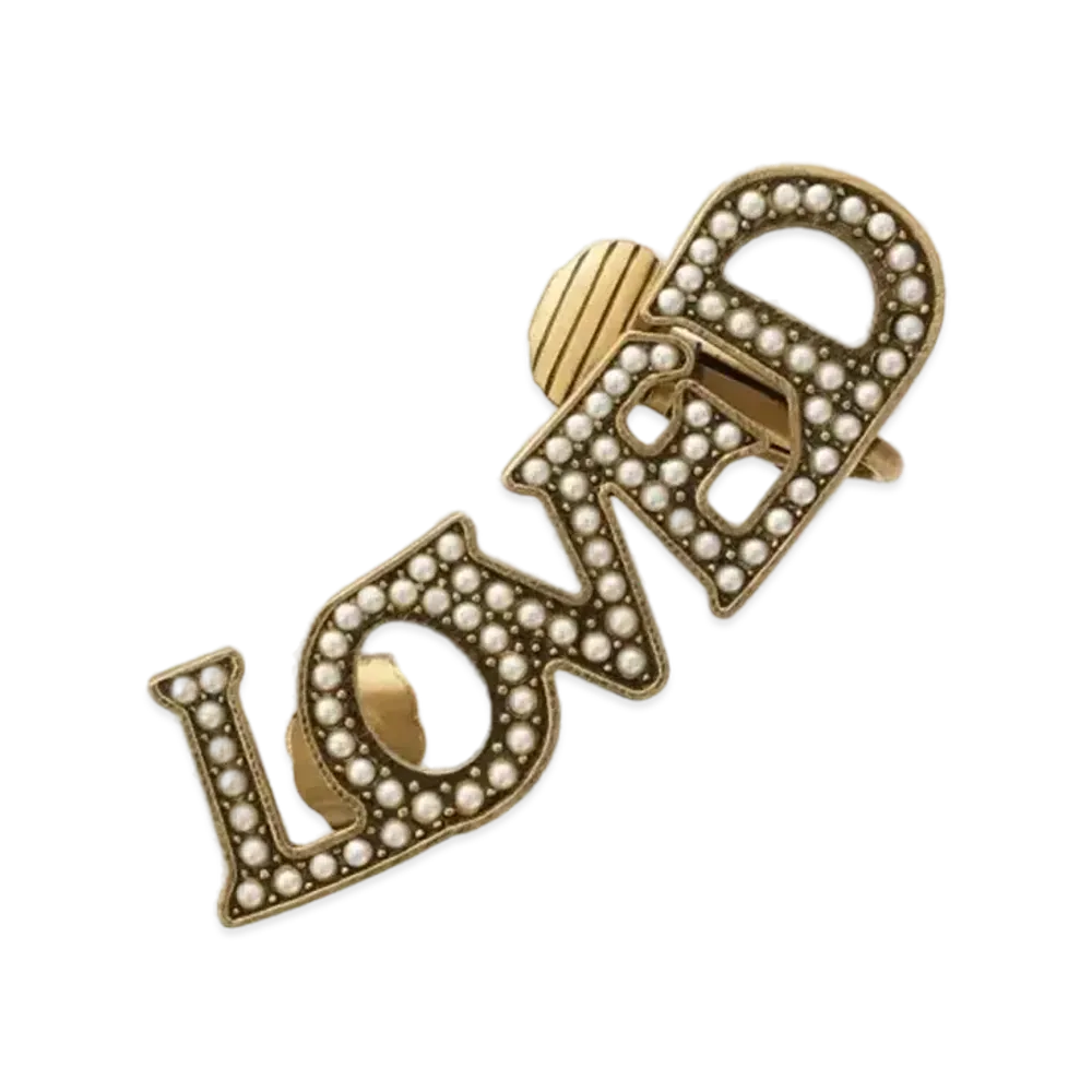 GUCCI Single Loved Pearl Drop Earrings "White Pearl"
