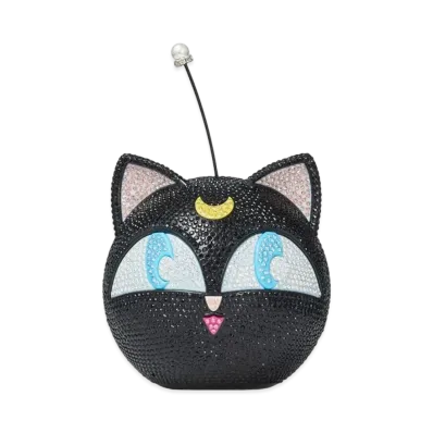 Jimmy Choo x Pretty Guardian Sailor Moon Crystal Luna-P Ball Minaudiere Clutch (Not Includes Packs of Collector Cards)