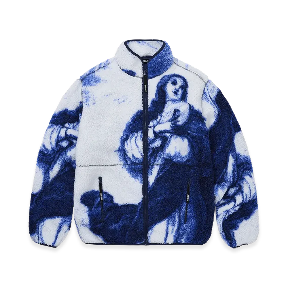PALACE Holy Grail Funnel Fleece "White"