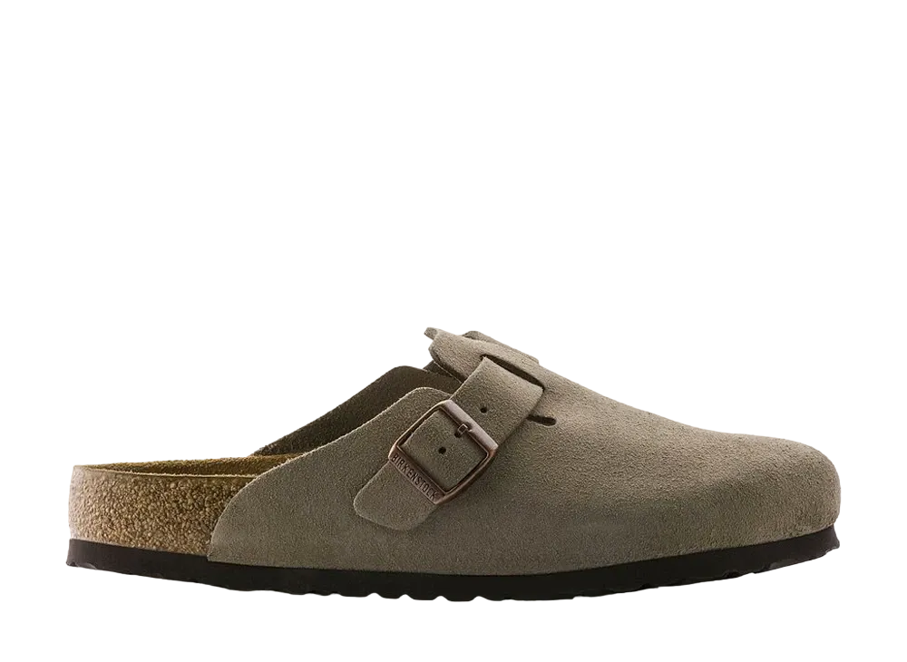 BIRKENSTOCK Boston "Taupe" (Soft Footbed)