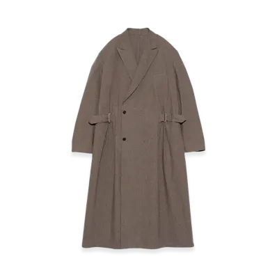 nanamica Cotton Buff Cloth Dress "Brown"