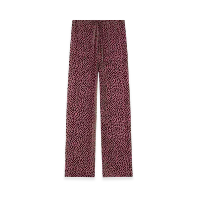 DRIES VAN NOTEN Women's Elasticated Pants "Dark pink"