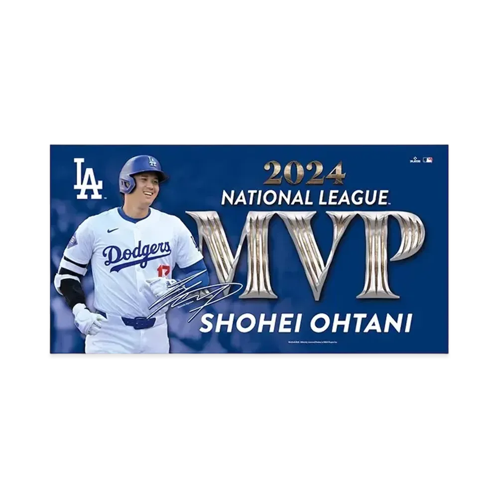 MLB Wincraft Dodgers Shohei Ohtani National League MVP 2024 Award Commemoration Towel 22x42