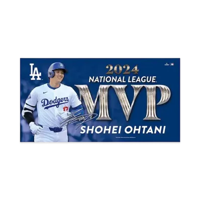 MLB Wincraft Dodgers Shohei Ohtani National League MVP 2024 Award Commemoration Towel 22x42