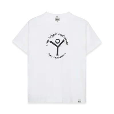 GDC City Lights Bookstore Logo Tee "White"