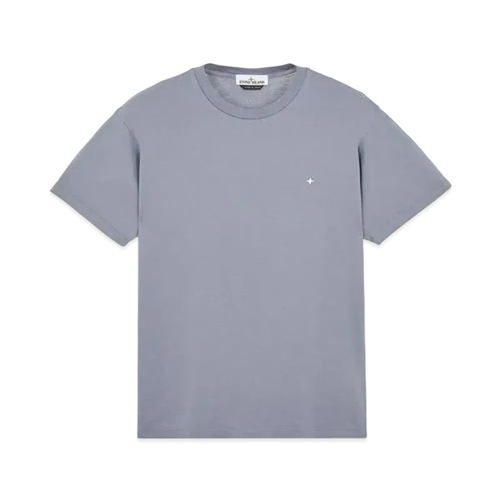 Stone Island 21213 60/2 COTTON JERSEY_SLIM FIT "Pastel Blue"