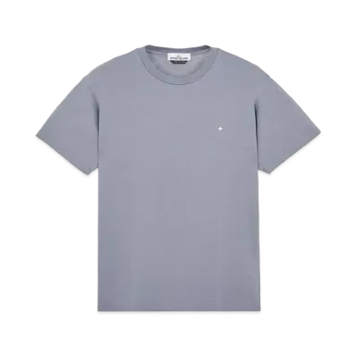 Stone Island 21213 60/2 COTTON JERSEY_SLIM FIT "Pastel Blue"