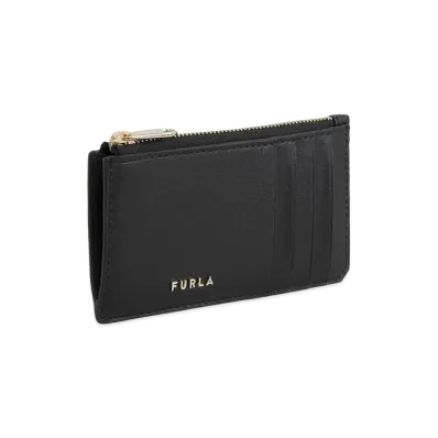 FURLA Classic M Long Credit Card Case "Black"