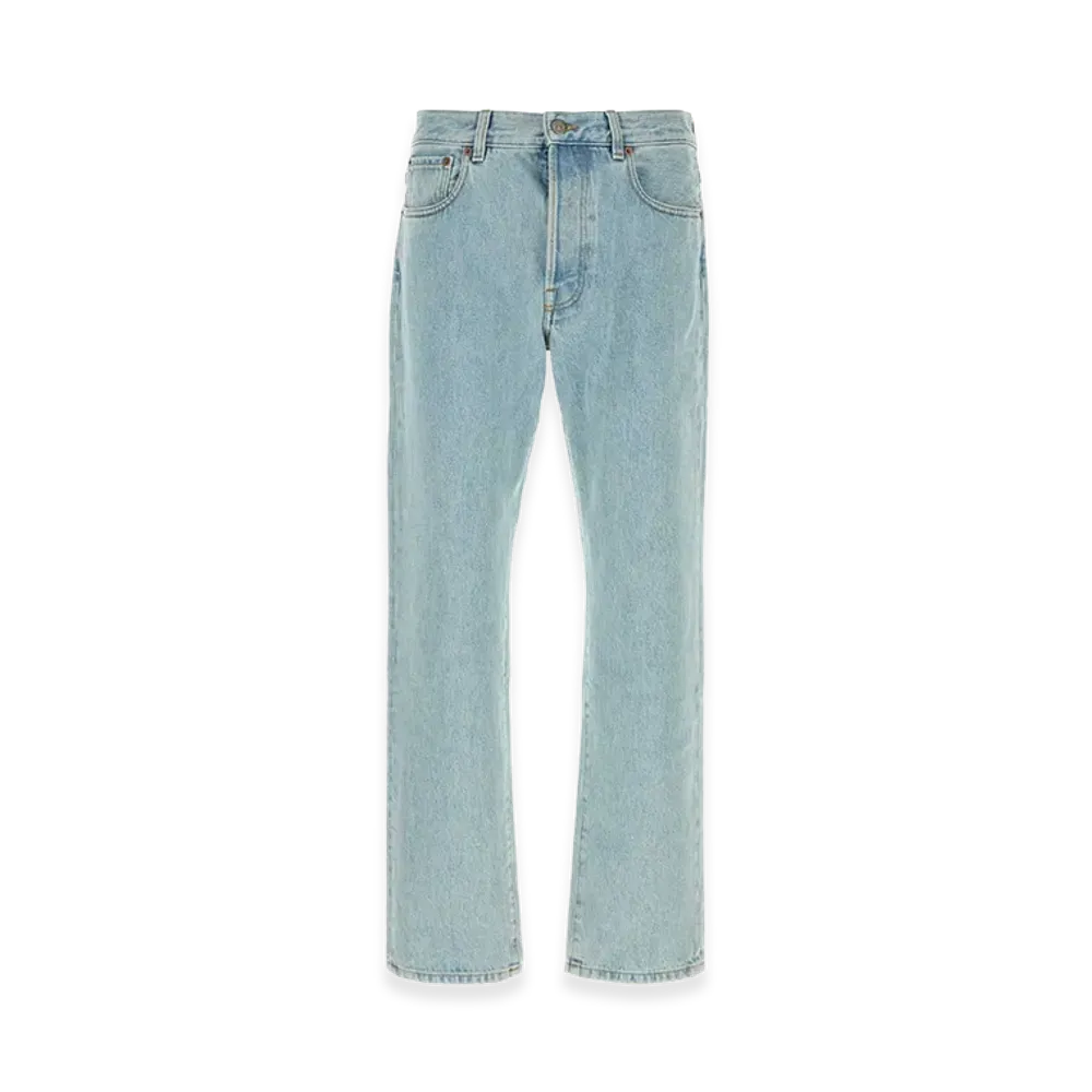 Valentino Straight-Leg Jeans "Light Blue"
