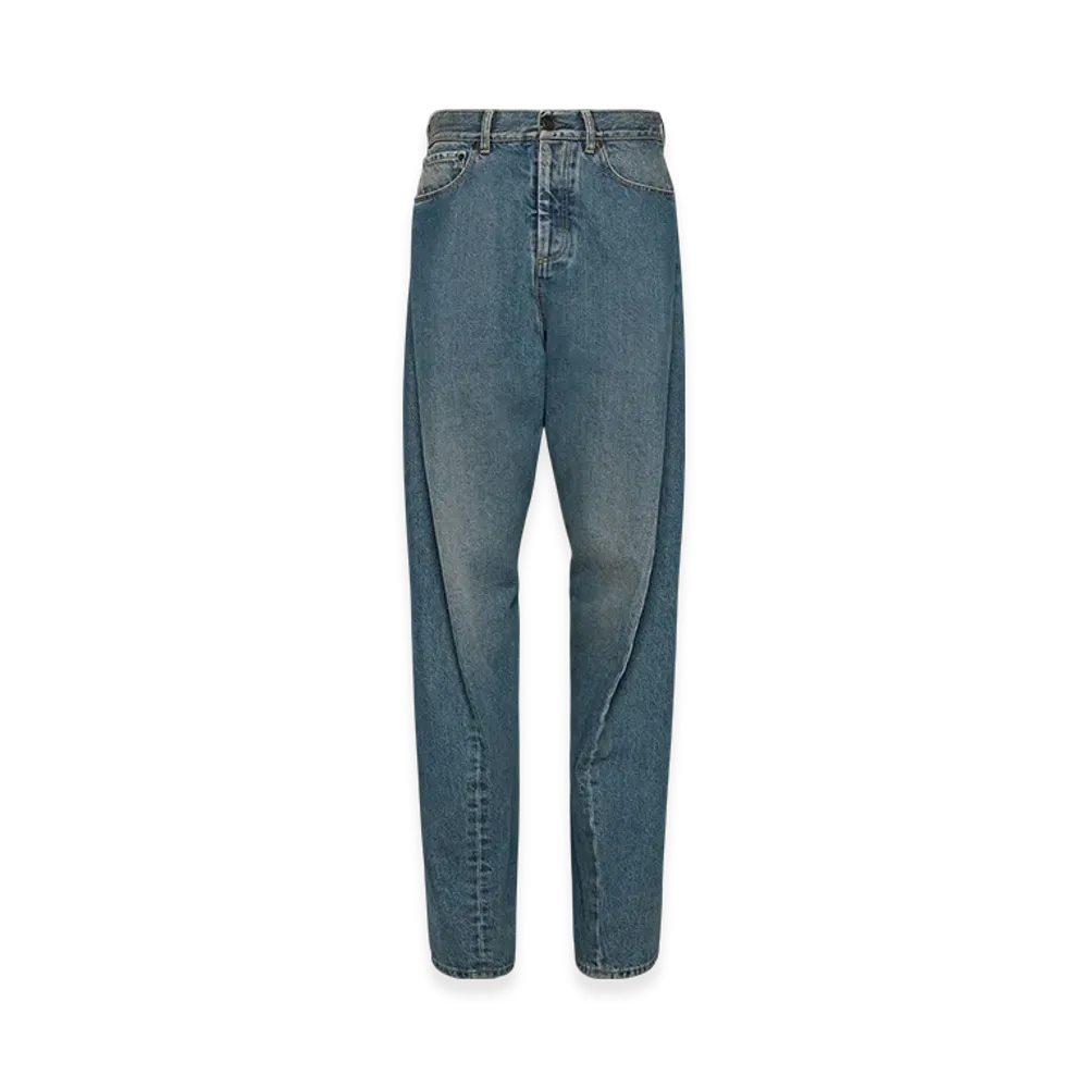 Maison Margiela Men's Diagonal Seam Jeans "Blue"
